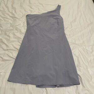 One Shoulder Active Dress - Baby Blue